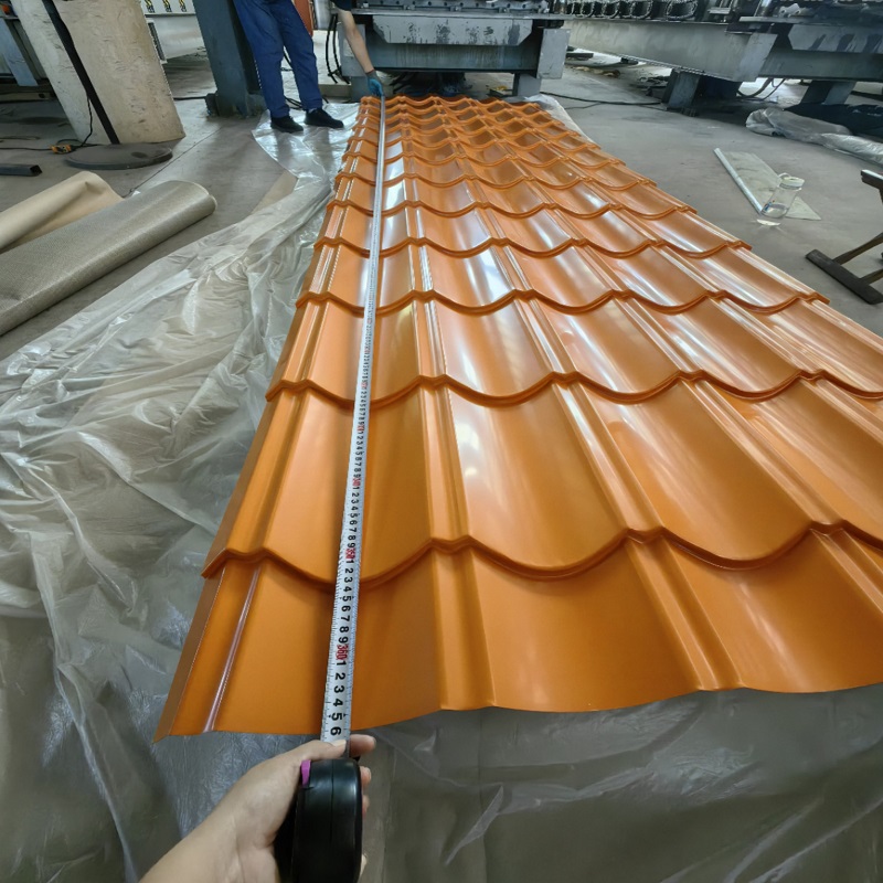 Colored Coated Galvanized Corrugated Sheet