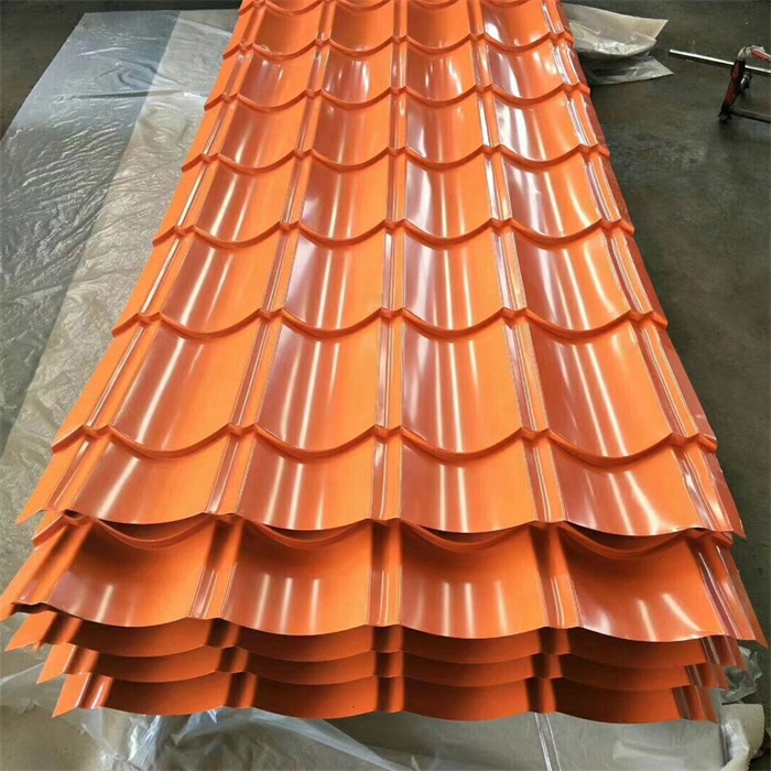 SGCC PVDF Coated Color Coated Corrugated Sheet for Marine 
