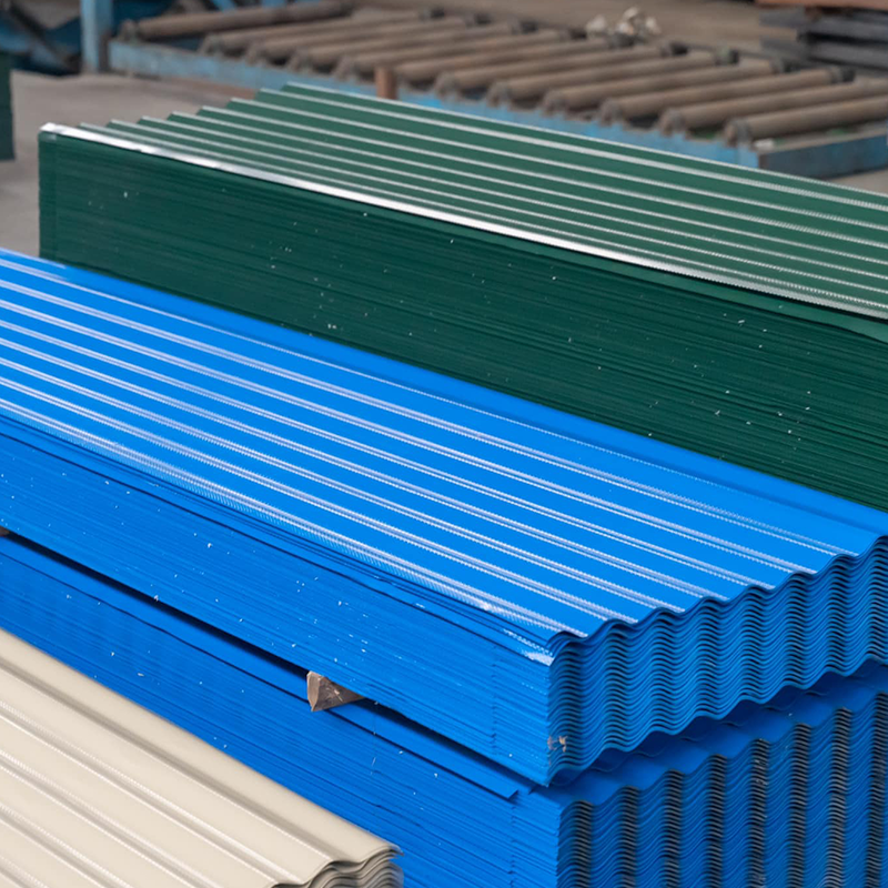 Colored coated galvanized corrugated sheet