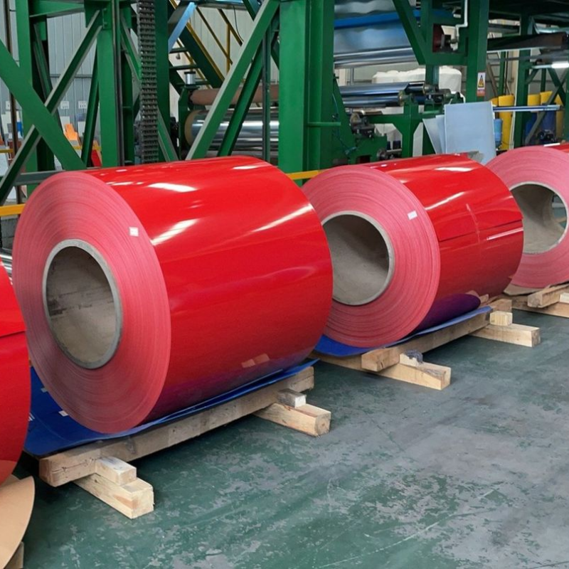 Pre-painted aluminum coil