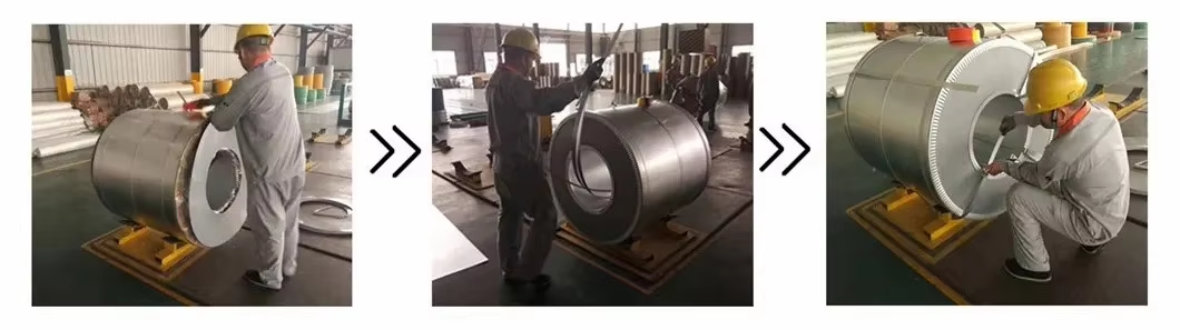 Pre-painted aluminum coil packing