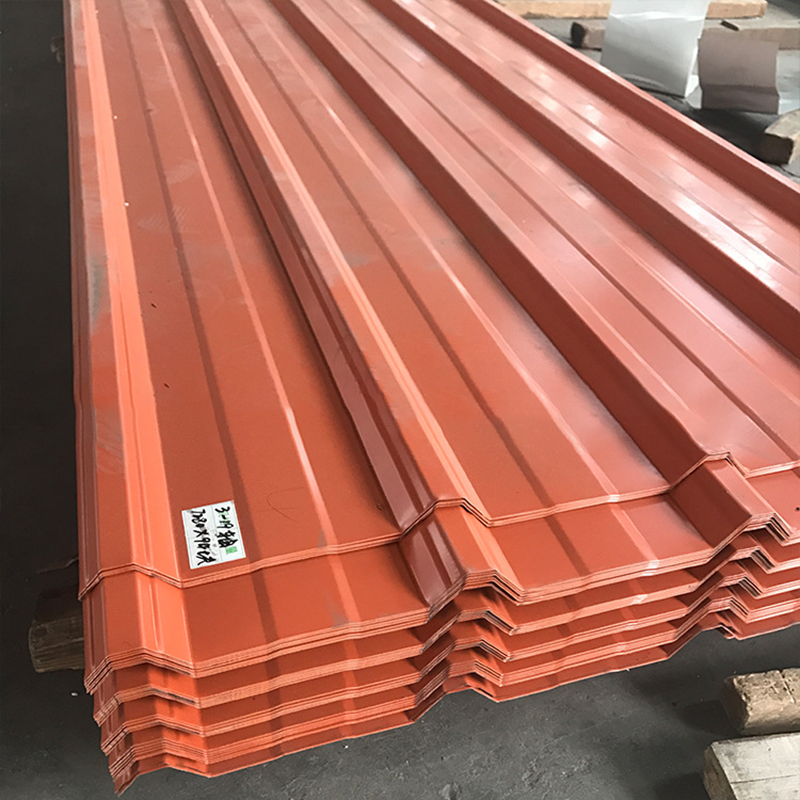 Colored coated galvanized corrugated sheet