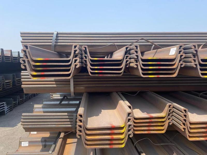 Cold Rolled and Cold Formed Sheet Pile U Type Weather Resistance Steel Sheet Pile