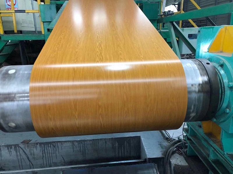PE Prepainted Galvanized Steel Coil production process
